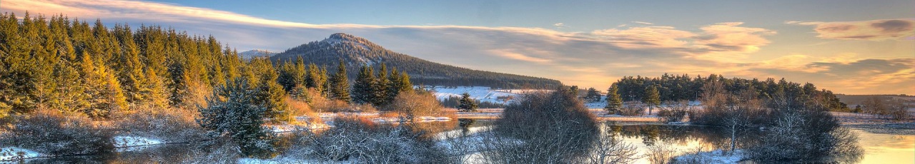 Auvergne hiver